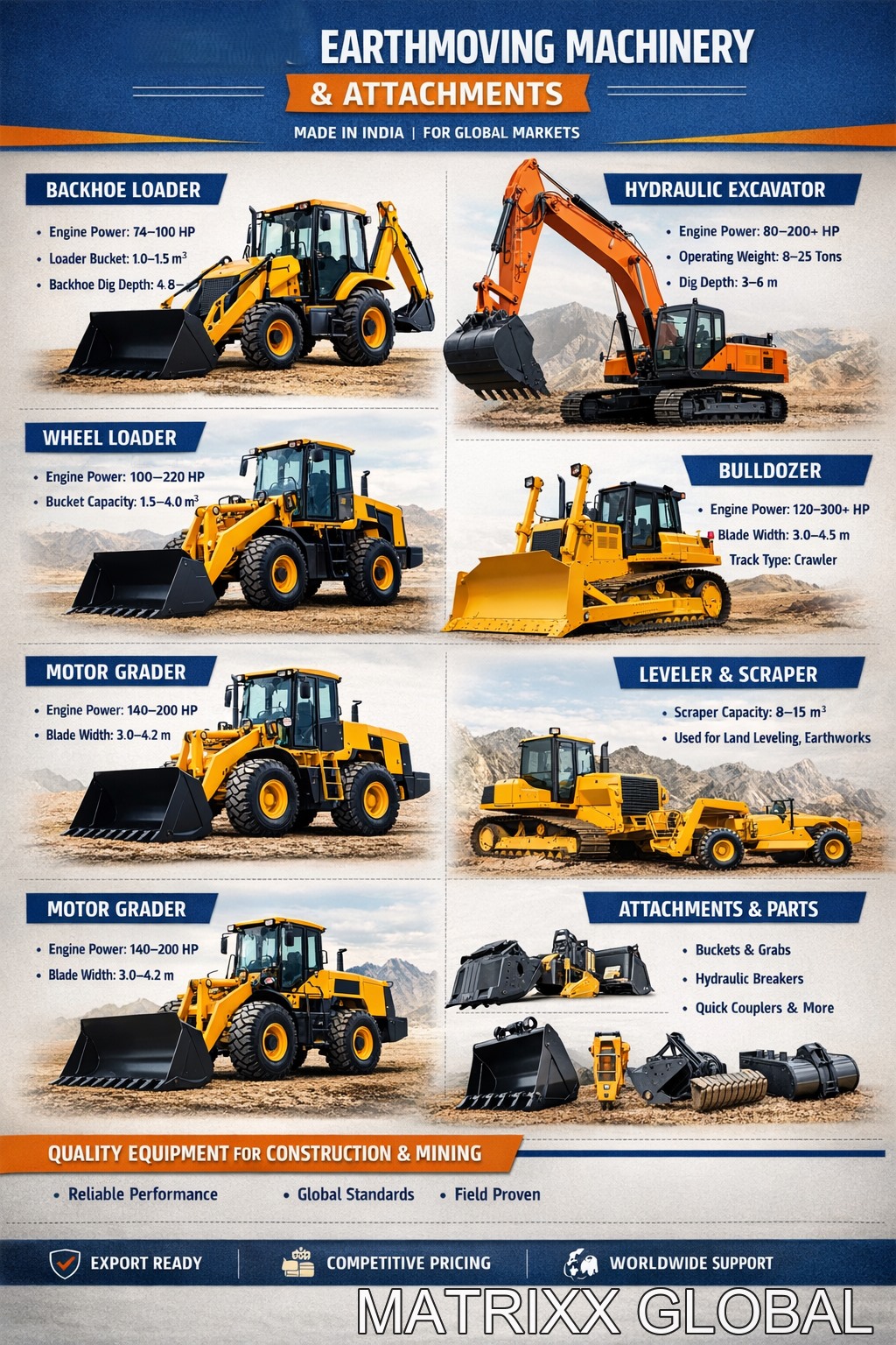 Earthmoving machines